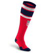 For Bare Feet USMNT Knee High Classic Red Socks - Front/Side View