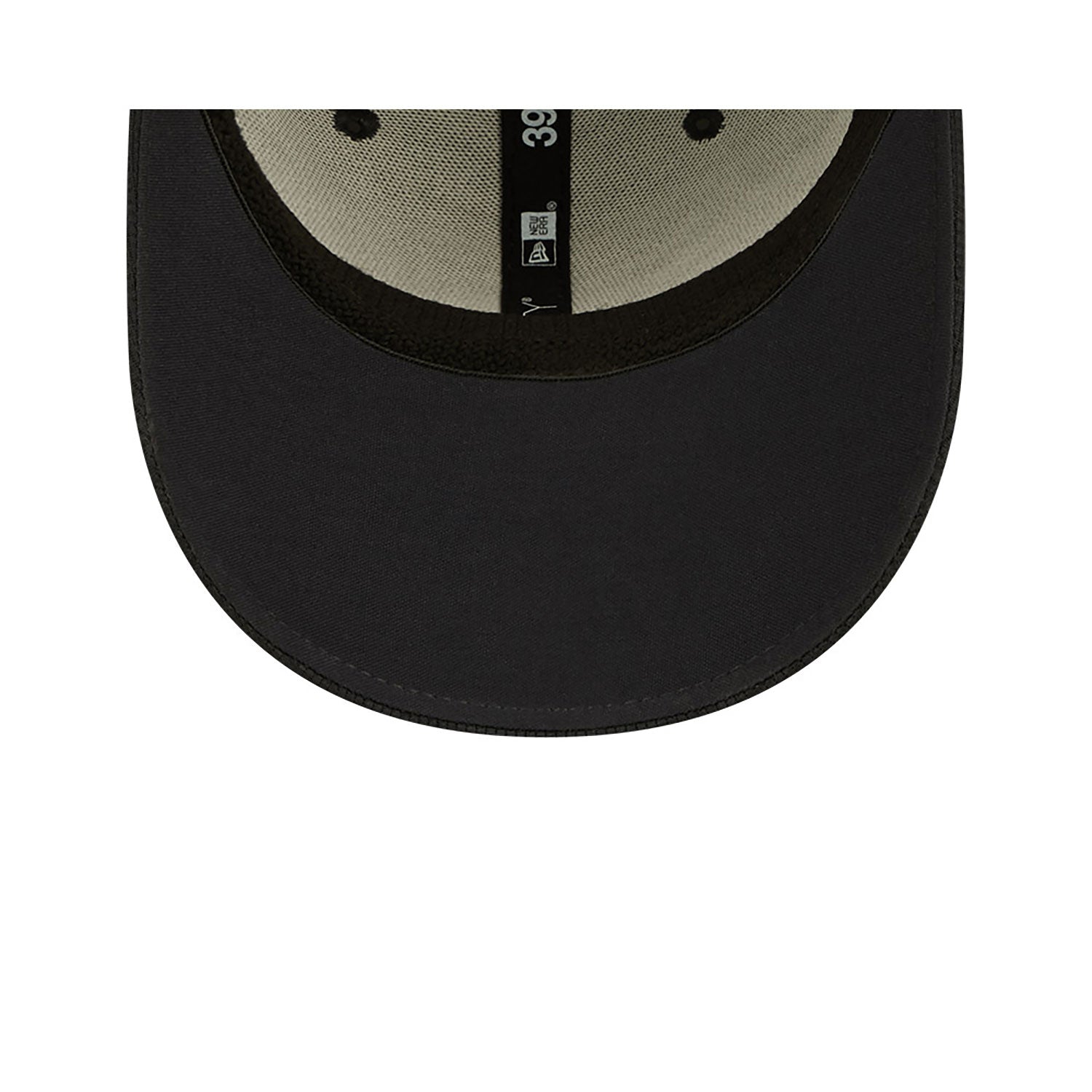 New Era USMNT 39Thirty Team Vize Navy Hat - Brim View