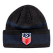 Men's New Era MNT Only Forward Mid Cuff Black Beanie - Front View