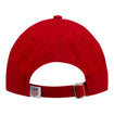 Men's New Era MNT 9Twenty Core Flag Brim Red Hat - Back View