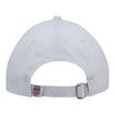 Men's New Era MNT 9Twenty Core Flag Brim White Hat - Back View