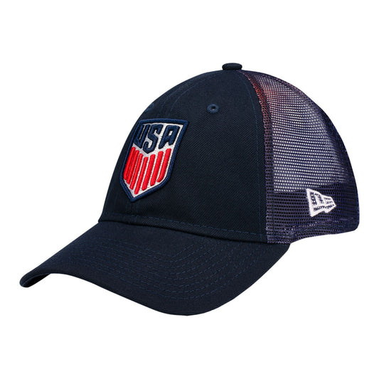 Men's New Era MNT 9Twenty Trucker Mesh Print Hat - Front Side View