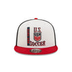 Men's New Era USA 9Fifty Retro Sport Snapback in Navy, White, and Red - Front View