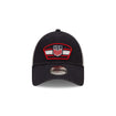 Men's New Era USMNT 9Forty Logo Patch Trucker Mesh Hat in Navy - Front View