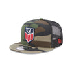 Men's New Era USMNT 9Fifty Classic Trucker Mesh Camo - Front/Side View