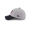 Men's New Era USMNT 9Forty League Grey/Navy Hat - Side View