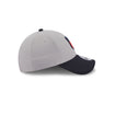 Men's New Era USMNT 9Forty League Grey/Navy Hat - Side View