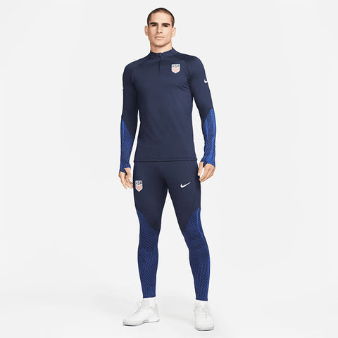 Men's Nike USA 1/4 Zip Strike Navy Drill Top - Official U.S. Soccer Store