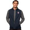 Men's Antigua USA Navy Course Vest - Front View