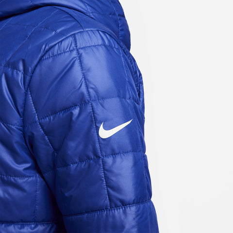 Men's Nike USA Fleece Lined Full Zip Jacket in Blue - Side View