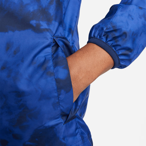 Men's Nike USA Full Zip Graphic Jacket in Blue - Pocket View