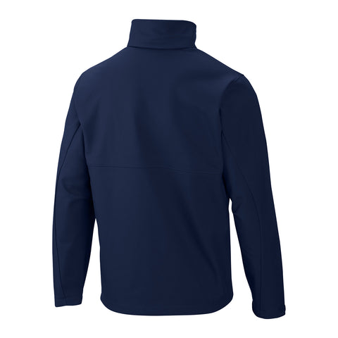 Men's Columbia USA Ascender Softshell Jacket in Navy - Back View