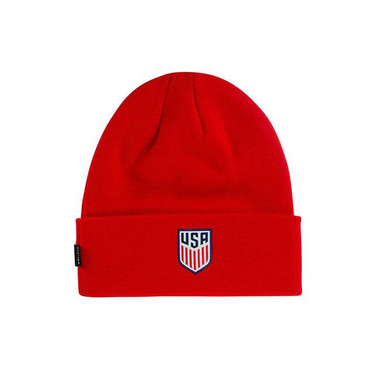 Nike USA Red Dry Knit Beanie - Front View