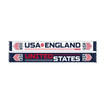 Ruffneck US MNT v. England Match-Up Scarf in Red, White, and Navy - Front and Back View