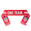 Ruffneck Club and Country Scarf - NY Red Bulls in Red and Blue - Back View