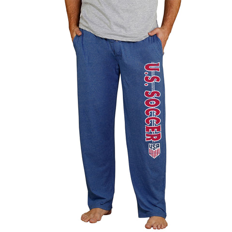 Men's Concepts Sport USA Quest Blue Lounge Pant in Blue - Front Model View