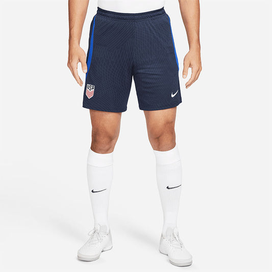 Men's Nike USA Dri-Fit Strike Navy Training Shorts - Front View