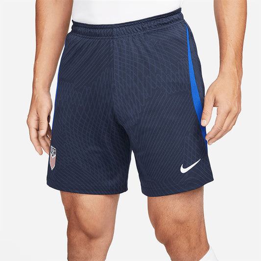 Men's Nike USA Dri-Fit Strike Navy Training Shorts - Front Close View