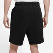 Men's Nike USA Tech Fleece Black Shorts - Back View