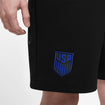 Men's Nike USA Tech Fleece Black Shorts - Logo View