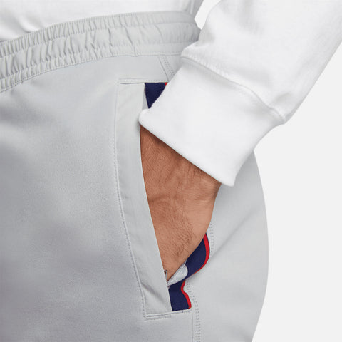 Men's Nike USA Fleece Travel Shorts in Grey - Pocket View