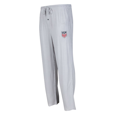Men's Concepts Sports USA Melody Grey Pant - Front View