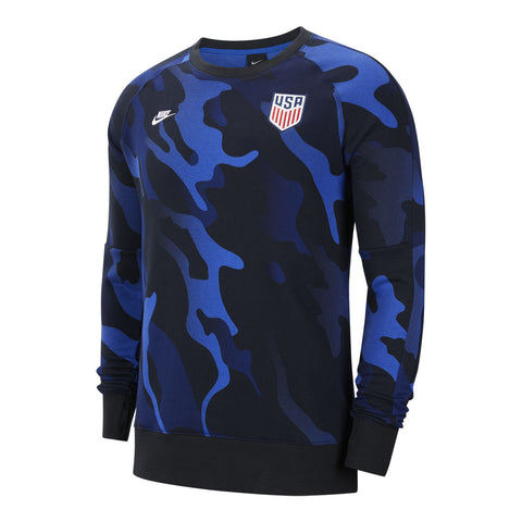 Men's Nike USA GFA Fleece Crew - Official U.S. Soccer Store