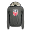 Men's New Era USA Crest French Terry Pullover Heather Hoody - Front View