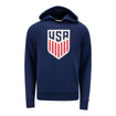 Men's Homage USA Ultra Soft Fleece Pullover Navy Hoodie - Front View