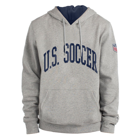 Men's New Era USMNT Arch Grey Pullover Hoodie - Official U.S. Soccer Store