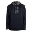 Men's New Era USMNT HD Poly Pullover Navy Hoody - Front View