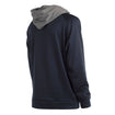 Men's New Era USMNT HD Poly Pullover Navy Hoody - Back/Side View