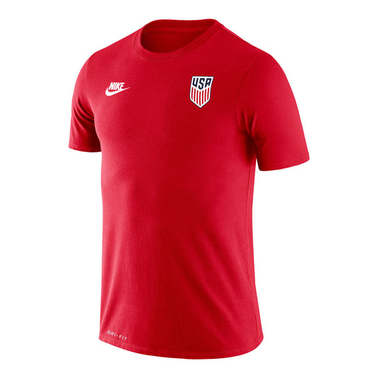 Men's Nike USA L/C Legend Red Tee - Front View