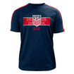 Men's New Era USA Heavy Crew Neck Tee - Front View