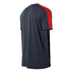 Men's New Era USMNT Spandex Vertical Navy Crew Neck T-Shirt - Back/Side View
