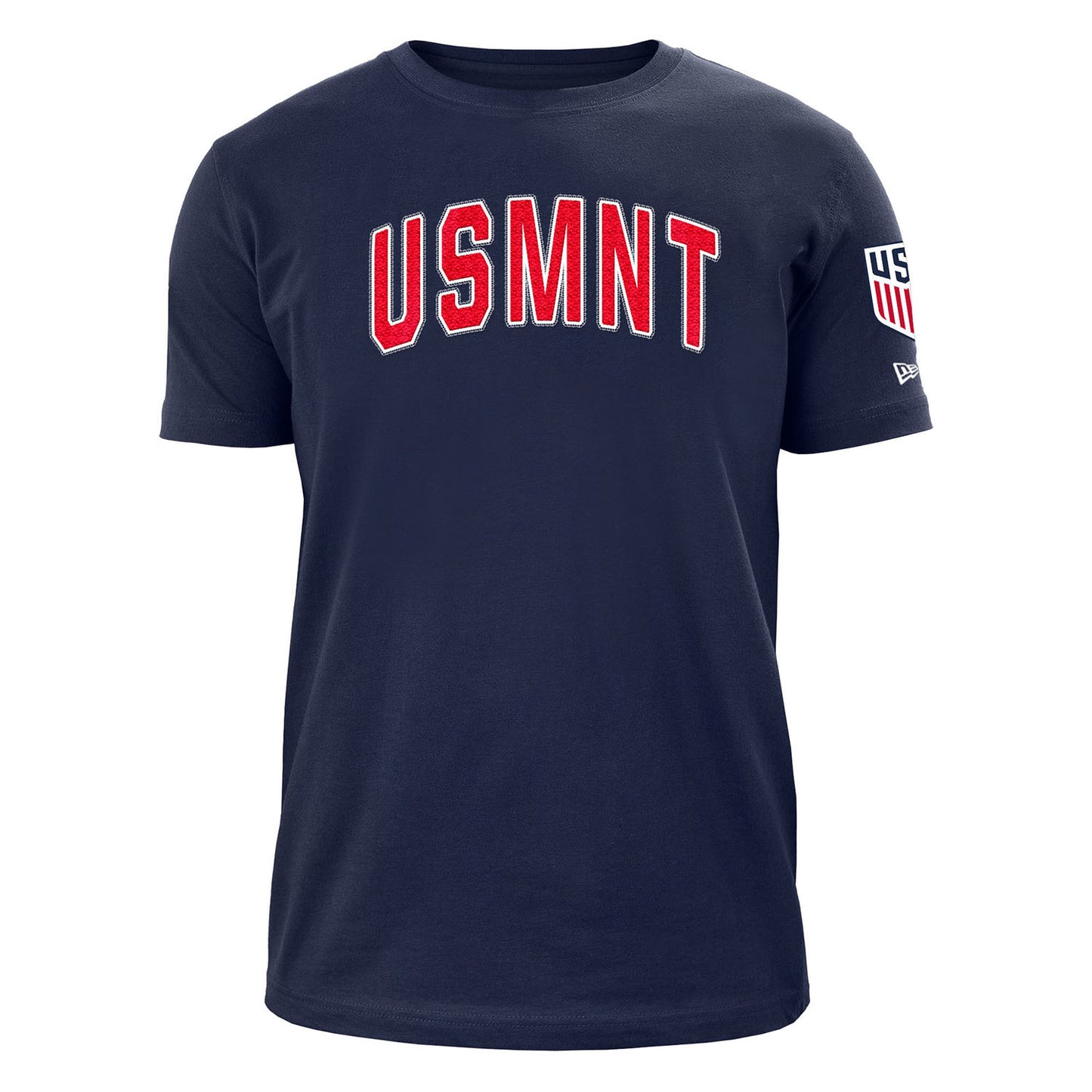 Men's New Era USMNT Arch Navy Tee - Front View