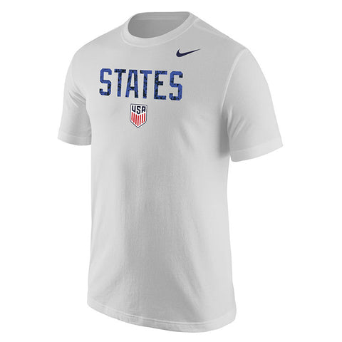 Men's Nike USMNT States White Tee - Official U.S. Soccer Store