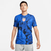 Men's Nike USMNT Match Away Jersey in Blue - Front View