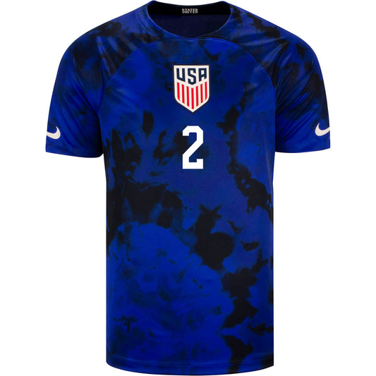 Men's Nike USMNT Dest 2 Away Jersey in Blue - Front View