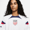 Men's Nike USMNT Match Home Jersey in White - Front Close View