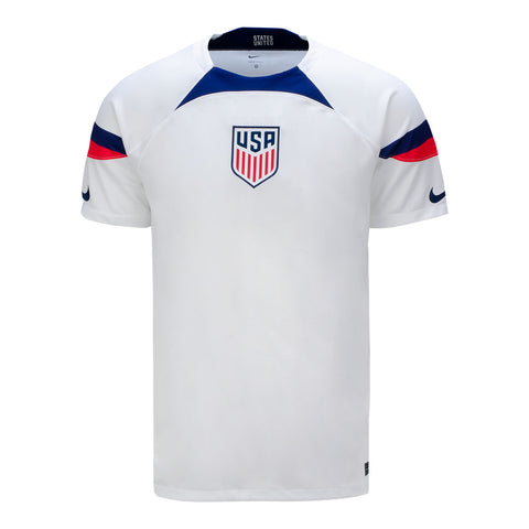 Men's Nike USMNT Stadium Home Jersey in White - Front View