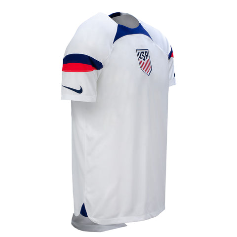 Men's Nike USMNT Stadium Home Jersey in White - Side View