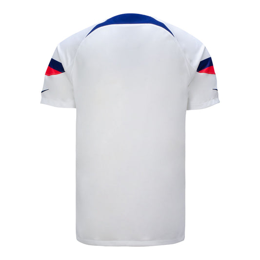 Men's Nike USMNT Stadium Home Jersey in White - Back View