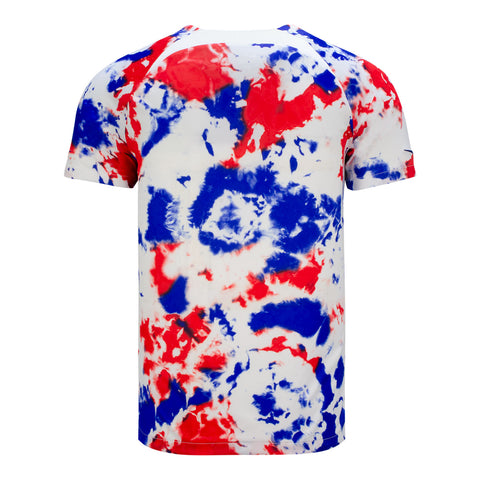 Men's Nike USMNT Pre Match Top in Red, White, and Blue - Back View