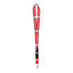 Wincraft USA Crest Lanyard in Red and Navy - Back View