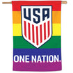 Wincraft USMNT Pride 28" x 40" Vertical Banner in Pride - Front View