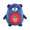 FOCO USA Plush Smusherz Small Bear in Blue and Red - Front View