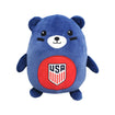 FOCO USA Plush Smusherz Large Bear in Red and Blue - Front View
