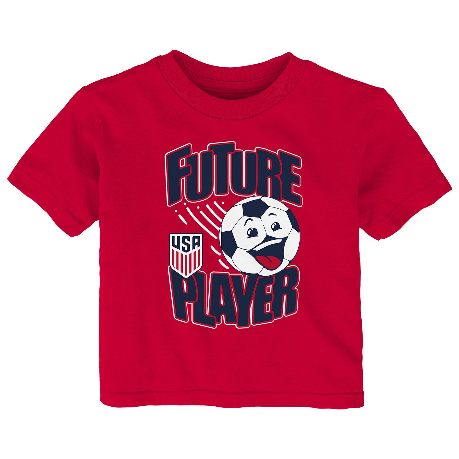 Infant Outerstuff USMNT Future Soccer Player Red Tee - Front View