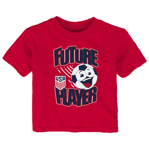 Infant Outerstuff USMNT Future Soccer Player Red Tee - Front View